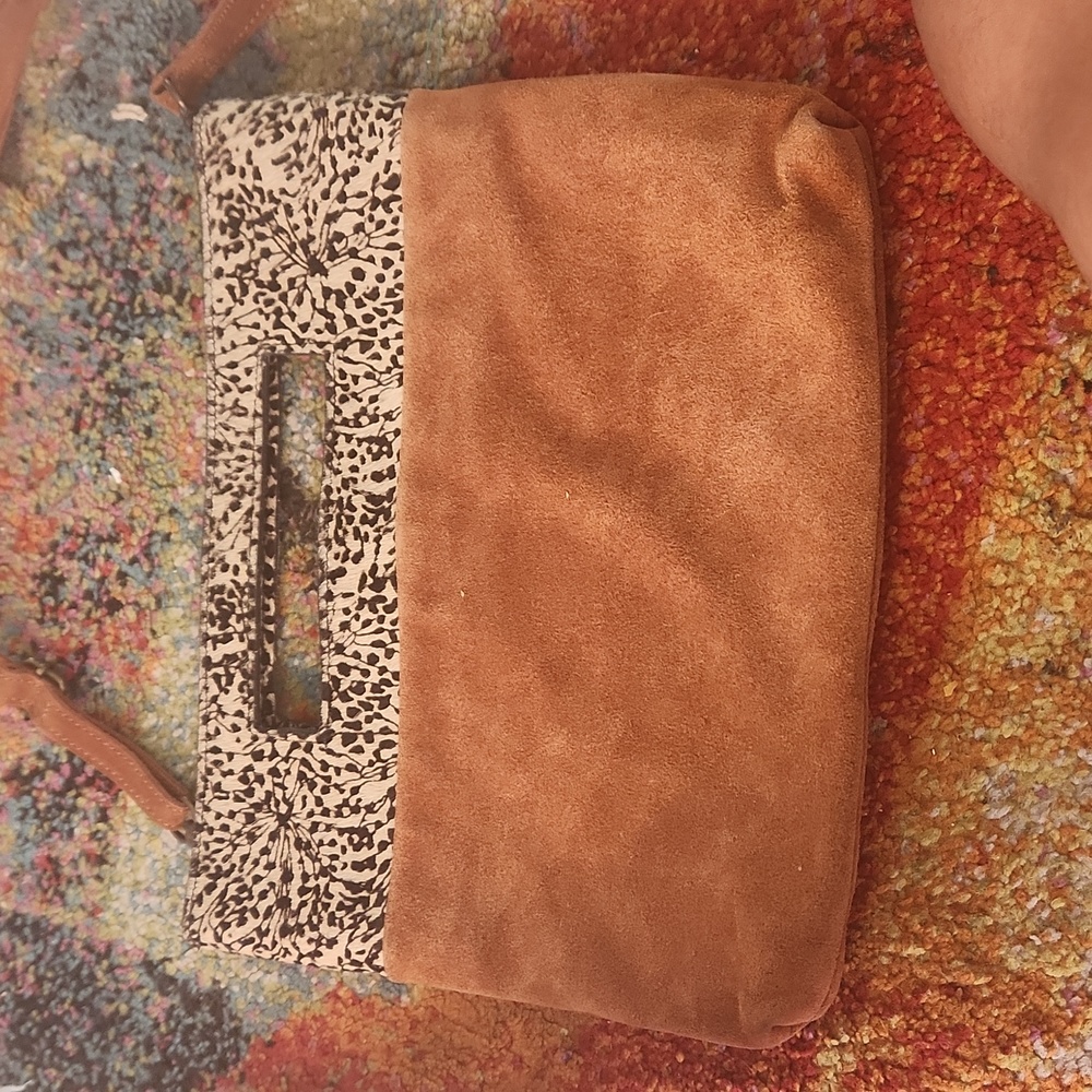 Anthropologie Tara Textured Clutch